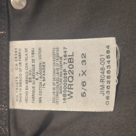 Q Baby Wrangler jeans size 5/6 - Picture 4 of 4